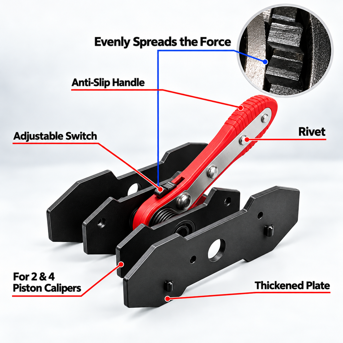 Brake Caliper Piston Press Tool