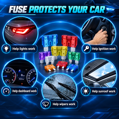 306-Piece Automotive Fuse Assortment Kit