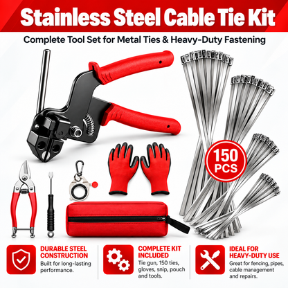 Stainless Steel Cable Tie Kit