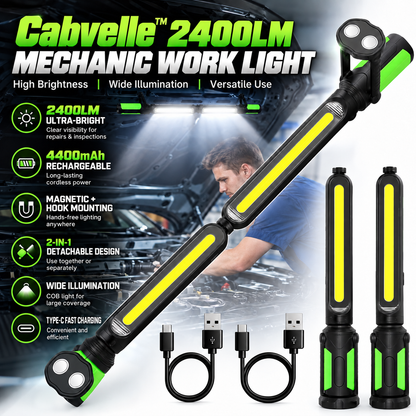 Cabvelle™ 2400LM Mechanic Work Light