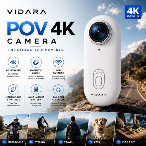 VIDARA™ - POV 4K Camera
